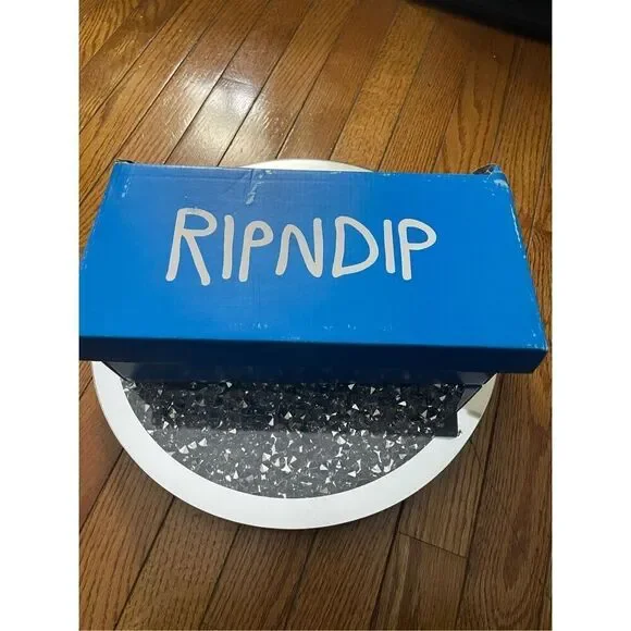 Ripndip lord normal the cat green tropical leaves slip on sneakers size 5W - Picture 15 of 16